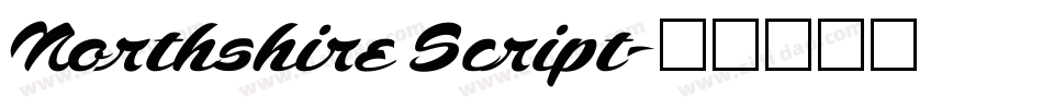 Northshire Script字体转换